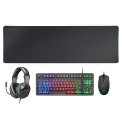 Mars Gaming MCP-RGB3 clavier Souris incluse Jouer USB QWERTY Italien Noir