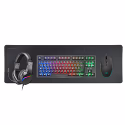 Mars Gaming MCP-RGB3 clavier Souris incluse Jouer USB QWERTY Italien Noir