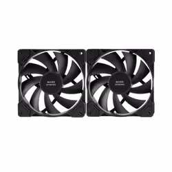 Mars Gaming MF-PWMX2, Ventilateur, 12 cm, Noir