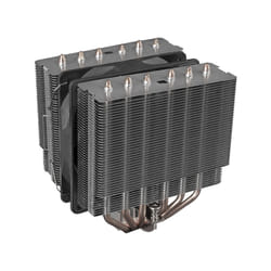 Mars Gaming MCPU-2T Processeur Refroidisseur d'air 12 cm Aluminium, Noir 1 pièce(s)