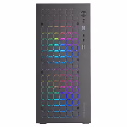 Mars Gaming MC-CORE, Mini Tower, PC, Noir, micro ATX, Mini-ITX, Métal, Verre trempé, Jouer