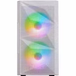 Mars Gaming MC-MEW, Mini Tower, PC, Blanc, micro ATX, Mini-ITX, Métal, Verre trempé, Jouer