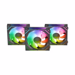 Mars Gaming MFLINKFINITYKIT système de refroidissement d’ordinateur Boitier PC Ventilateur 12 cm Noir 3 pièce(s)