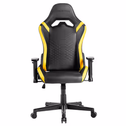Mars Gaming MGC-PRO, Siège rembourré, Dossier rembourré, Noir, Jaune, Noir, Jaune, Simili-cuir, Polyuréthane (PU), Polyvinyl  ...