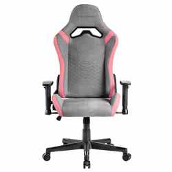 Mars Gaming MGC-PRO Fabric, Siège rembourré, Dossier rembourré, Gris, Rose, Gris, Rose, Polyester, Tissu, Polyester, Tissu