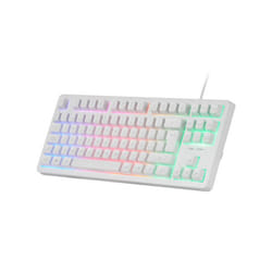 Mars Gaming MK023 clavier USB QWERTY Espagnole Blanc