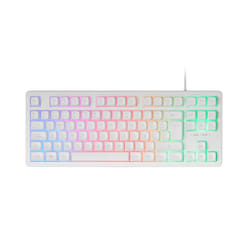Mars Gaming MK023WPT clavier Jouer USB QWERTY Portuguais Blanc
