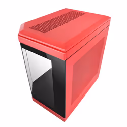 Mars Gaming MC-3T, Midi Tower, PC, Rouge, ATX, micro ATX, Mini-ITX, Jouer, 18,5 cm