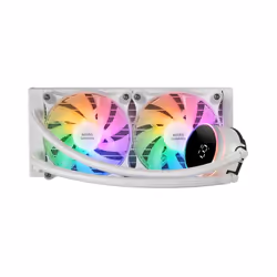 Mars Gaming ML-LCD240, Kit de refroidissement du liquide, 12 cm, 69,2 cfm, Blanc