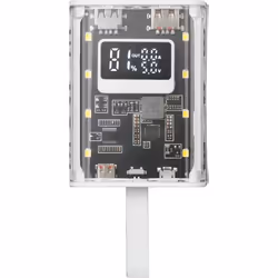Mars Gaming MPK-10K, 10000 mAh, Lithium-Ion (Li-Ion), Quick Charge 3.0, Power Delivery 3.0, 3,7 V, 22,5 W, Blanc