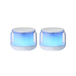 Mars Gaming MS-AURA Blanc Avec fil &sans fil 15 W