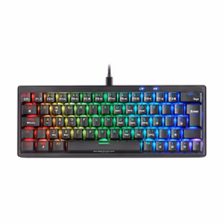 Mars Gaming MKMINIPRO, 60%, Avec fil, USB, Clavier mécanique, LED RGB, Noir