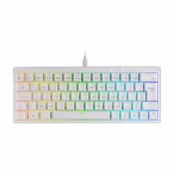 Mars Gaming MKMINIPRO, 60%, Avec fil, USB, Clavier mécanique, LED RGB, Blanc