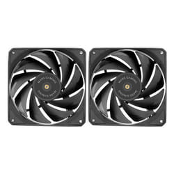 Mars Gaming MF-NCLX2 Boitier PC Ventilateur 12 cm Noir 2 pièce(s)