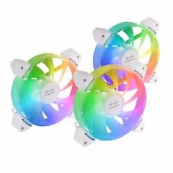 Mars Gaming MF-3A Boitier PC Ventilateur 12 cm Blanc 3 pièce(s)
