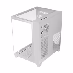 Mars Gaming MC-3CMW, Mini Tower, PC, Blanc, micro ATX, Mini-ITX, SGCC, Verre trempé, Jouer