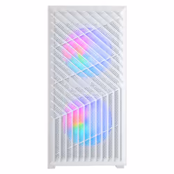 Mars Gaming MC-VORTEXW, Mini Tower, PC, Blanc, micro ATX, Mini-ITX, Mesh, SGCC, Verre trempé, Jouer