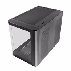 Mars Gaming MCFUSIONM, Mini Tower, PC, Noir, micro ATX, Mini-ITX, 16 cm, 44,5 cm