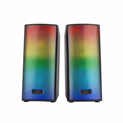 Mars Gaming MSRGB2 haut-parleur portable et de fête Enceinte portable stéréo Noir 15 W