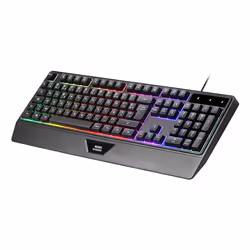 Mars Gaming MCP124PRO clavier Souris incluse Jouer USB AZERTY Français Noir