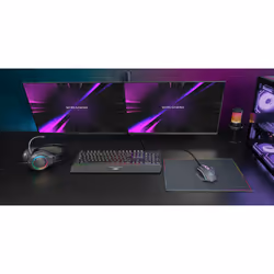Mars Gaming MCP124PRO clavier Souris incluse Jouer USB AZERTY Français Noir - Vue supplémentaire 6