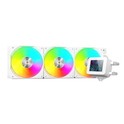 Mars Gaming ML-VISION360W Processeur Refroidisseur de liquide tout-en-un 12 cm Blanc