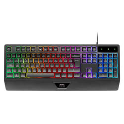 Mars Gaming MK124 clavier Jouer USB Espagnole Noir