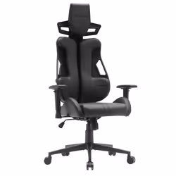 Mars Gaming MGCELITEBK, Siège de jeu universel, 150 kg, Noir, Noir, Acier, Noir