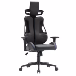 Mars Gaming MGCELITEBBL, Siège de jeu universel, 150 kg, Noir/Bleu, Noir, Acier, Noir, Bleu
