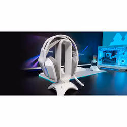 Mars Gaming MH-STRIKEW Casque Avec fil Arceau Jouer Blanc - Vue supplémentaire 4