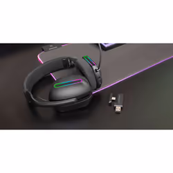 Mars Gaming MHW-PRO Casque Avec fil &sans fil Arceau Jouer USB Type-C Bluetooth Noir