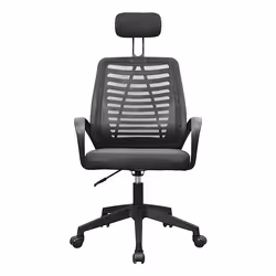 Mars Gaming Chaise Ergonomique MGC-ERGOB, Siège rembourré, Dossier grillagé, Noir, Noir, Coton, Polyester, Polyester