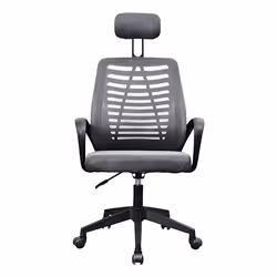 Mars Gaming Chaise Ergonomique MGC-ERGOB, Siège rembourré, Dossier grillagé, Gris, Gris, Polyester, Coton, Polyester