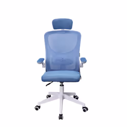 Mars Gaming MGC-ERGOPLUS, Siège rembourré, Dossier en mesh, Bleu, Bleu, Coton, Mesh