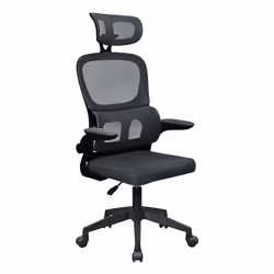 Mars Gaming MGC-ERGOPRO, Siège rembourré, Dossier en mesh, Noir, Noir, Coton, Mesh