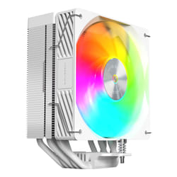Mars Gaming MCPUX5ARGBW système de refroidissement d’ordinateur Processeur Refroidisseur d'air 12 cm Blanc 1 pièce(s)