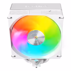 Mars Gaming MCPUX5ARGBW système de refroidissement d’ordinateur Processeur Refroidisseur d'air 12 cm Blanc 1 pièce(s)