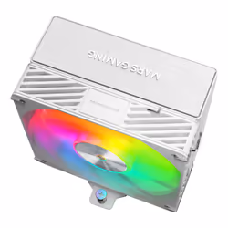 Mars Gaming MCPUX5ARGBW système de refroidissement d'ordinateur Processeur Refroidisseur d'air 12 cm Blanc 1 pièce(s) - Vue supplémentaire 4