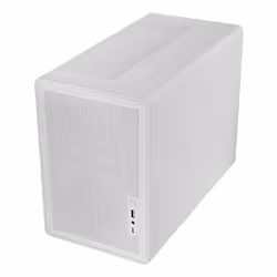 Mars Gaming MC-XPROW, Mini Tower, PC, Blanc, micro ATX, Mini-ITX, Mesh, maison/bureau