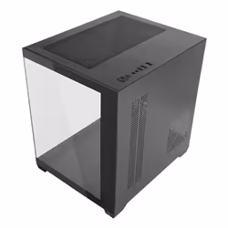 Mars Gaming MC-VIEW2, Mini Tower, PC, Noir, micro ATX, Mini-ITX, Métal, Verre trempé, Jouer