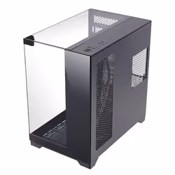 Mars Gaming MC-VISION, Midi Tower, PC, Noir, ATX, micro ATX, Mini-ITX, Métal, Verre trempé, Jouer