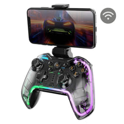 Mars Gaming MGP-BT2 Noir, Transparent Bluetooth/USB Manette de jeu Analogique/Numérique Android, Nintendo Switch, Nintendo Switch 2, Nintendo Switch Lite, Nintendo Switch OLED, PlayStation 4, Playstation 3