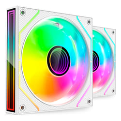 Mars Gaming MF3DPROX2W système de refroidissement d’ordinateur Boitier PC Ventilateur 12 cm Blanc