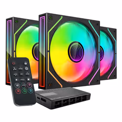 Mars Gaming MF3DPROKIT, Ventilateur, 12 cm, Noir