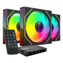 Mars Gaming MF3DPROKIT système de refroidissement d’ordinateur Boitier PC Ventilateur 12 cm Noir