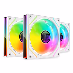 Mars Gaming MF3DPROKITW système de refroidissement d’ordinateur Boitier PC Ventilateur 12 cm Blanc