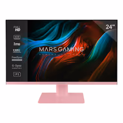 Mars Gaming MV-24P écran plat de PC 61 cm (24") 1920 x 1080 pixels Full HD LED Rose