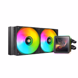 Mars Gaming ML-VISIONPRO240, Refroidisseur de liquide tout-en-un, 12 cm, 800 tr/min, 2300 tr/min, 27,2 sone, Noir