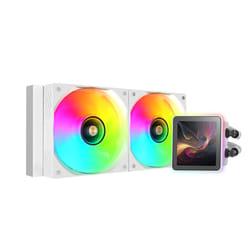 Mars Gaming ML-VISIONPRO240W Processeur Refroidisseur de liquide tout-en-un 12 cm Blanc 1 pièce(s)