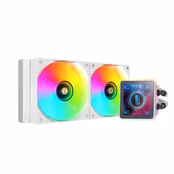 Mars Gaming ML-VISIONPRO240W Processeur Refroidisseur de liquide tout-en-un 12 cm Blanc 1 pièce(s)